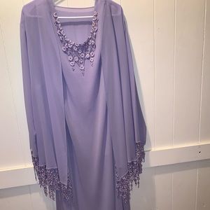 Roaman’s Sleeveless Dress w/ jacket Size 22